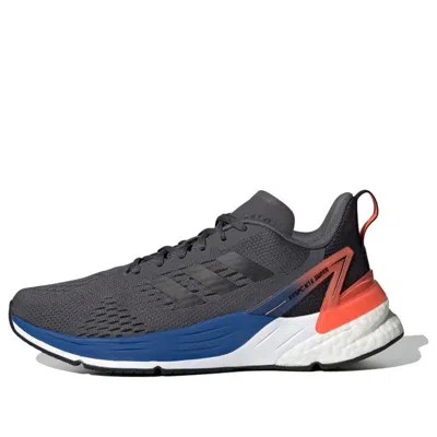Adidas Originals (gs) Adidas Response Super J 'grey Solar Red' In Gray