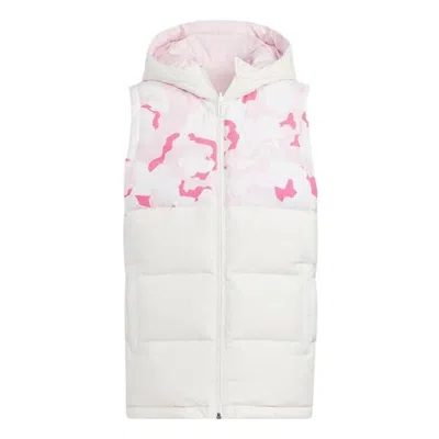 Adidas Originals (gs) Adidas Reversible Down Vest 'white Pink'