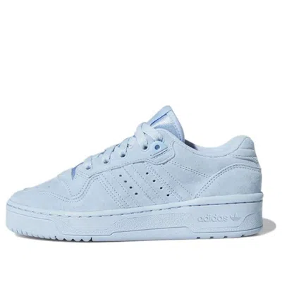 Adidas Originals (gs) Adidas Rivalry Low 'light Blue' In Brown