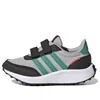 Adidas Originals (gs) Adidas Run 70s 'grey Court Green' In Multi