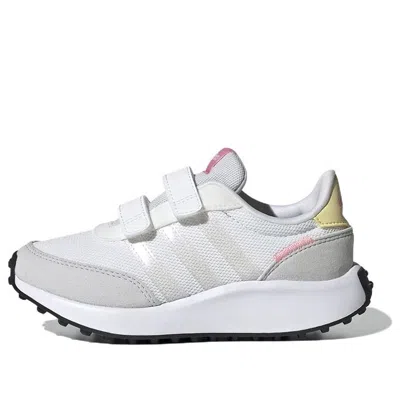 Adidas Originals (gs) Adidas Run 70s 'white Bliss Pink' In Gray