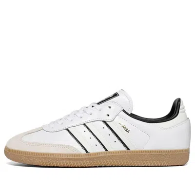 Adidas Originals (gs) Adidas Samba Og 'double White Black Gum' In Multi