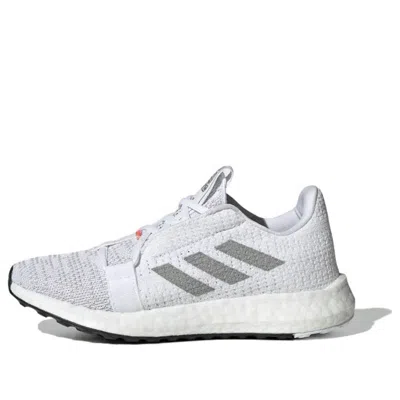 Adidas Originals (gs) Adidas Senseboost Go J 'white Grey' In Gray