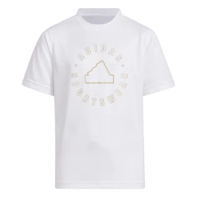 Adidas Originals (gs) Adidas Sportswear T-shirt Asia Sizing 'white'