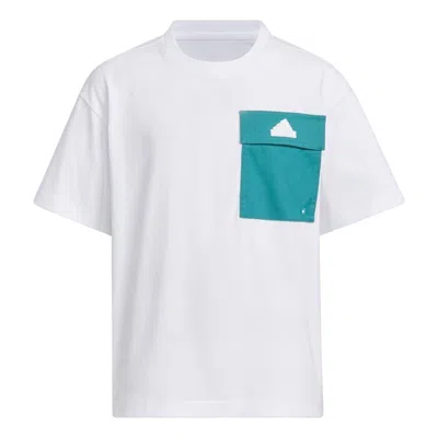 Adidas Originals (gs) Adidas Sportswear T-shirt Asia Sizing 'white Teal'