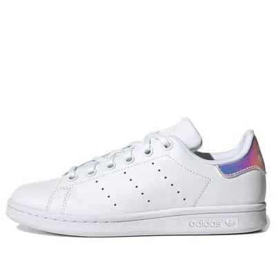 Adidas Originals (gs) Adidas Stan Smith J 'white Iridescent'