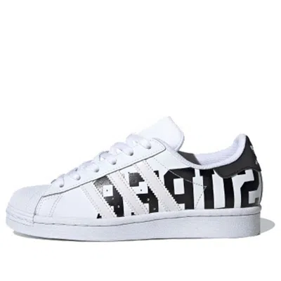 Adidas Originals (gs) Adidas Superstar J 'cloud White' In Multi