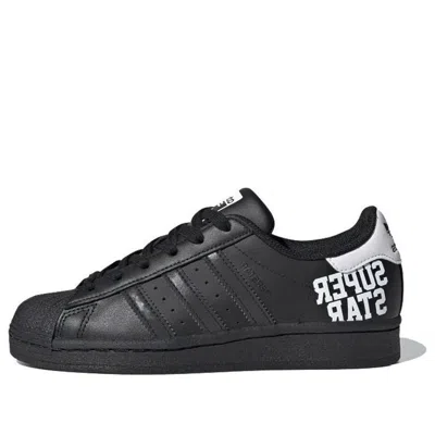 Adidas Originals (gs) Adidas Superstar J 'varsity Pack - Black White'