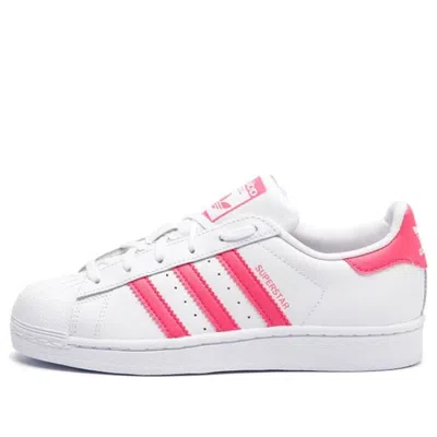Adidas Originals (gs) Adidas Superstar J 'white Real Pink'