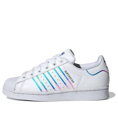 Adidas Originals Superstar In White/multi Color
