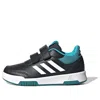 Adidas Originals (gs) Adidas Tensaur Hook And Loop Shoes 'carbon Cloud White Arctic Fusion'