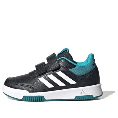 Adidas Originals (gs) Adidas Tensaur Hook And Loop Shoes 'carbon Cloud White Arctic Fusion'