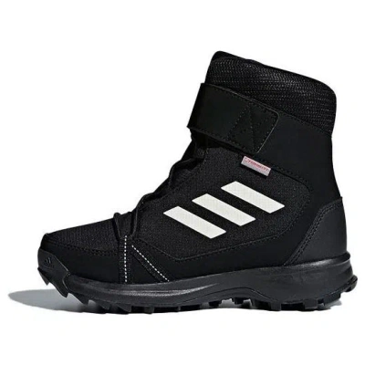 Adidas Originals (gs) Adidas Terrex Snow Cf Winter Boot J 'black White' In Multi