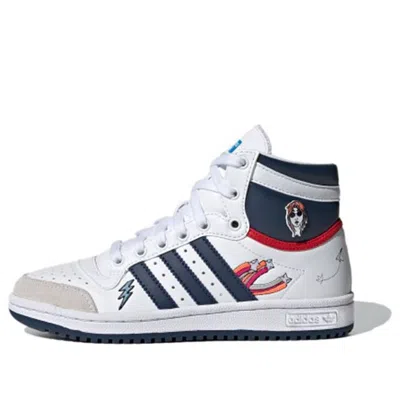Adidas Originals (gs) Adidas Top Ten J 'white Blue Orange'
