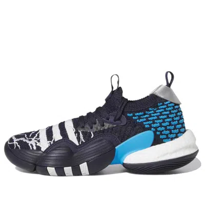 Adidas Originals (gs) Adidas Trae Young 2.0 Basketball Shoes 'black Blue White'