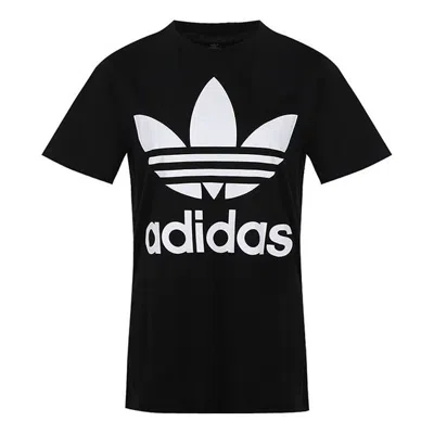 Adidas Originals (gs) Adidas Trefoil Tee 'black'