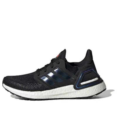 Adidas Originals (gs) Adidas Ultraboost 20 J 'black Violet Metallic'