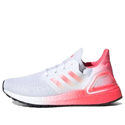 Adidas Originals (gs) Adidas Ultraboost 20 J 'white Signal Pink'
