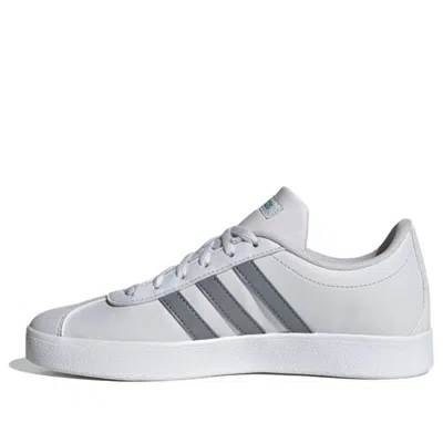 Adidas Originals (gs) Adidas Vl Court 2.0 K 'grey' In Gray