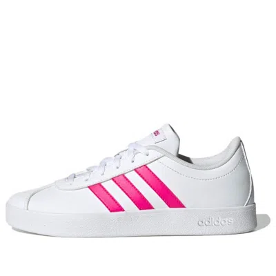 Adidas Originals (gs) Adidas Vl Court 2.0 K 'white Pink'