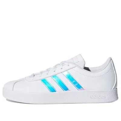 Adidas Originals (gs) Adidas Vl Court 2.0 'white Blue' In Multi