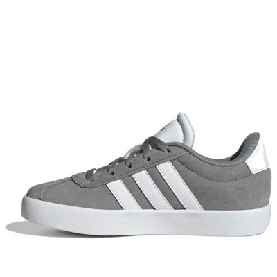 Adidas Originals (gs) Adidas Vl Court 3.0 'grey White' In Multi