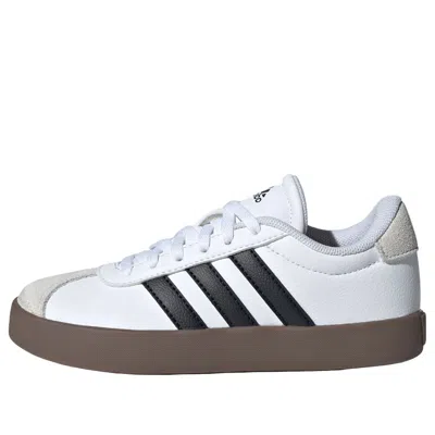 Adidas Originals (gs) Adidas Vl Court 3.0 'white Black Gum' In Multi
