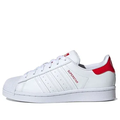 Adidas Originals (gs) Adidas X 032c Superstar J 'white Scarlet'