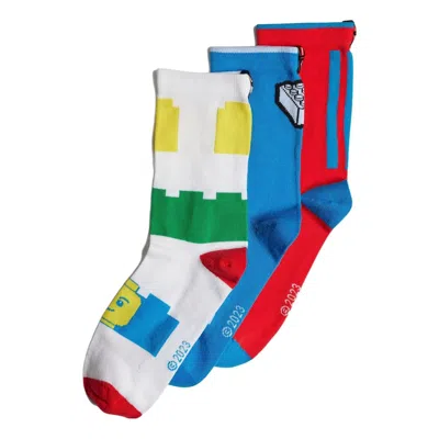Adidas Originals (gs) Adidas X Classic Lego Socks 3 Pairs 'multi-color'