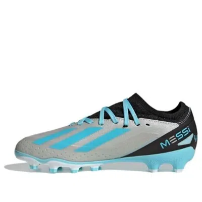 Adidas Originals (gs) Adidas X Crazyfast Messi.3 Mg 'silver Bliss Blue Black'
