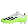 Adidas Originals (gs) Adidas X Crazyfast.3 Mg 'white Black Lucid Lemon' In Green