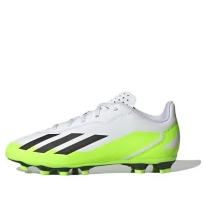 Adidas Originals (gs) Adidas X Crazyfast.4 Fg 'white Black Lucid Lemon'