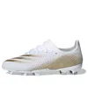 Adidas Originals (gs) Adidas X Ghosted.3 Fg 'white Metallic Gold Melange'