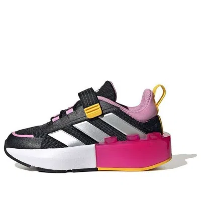 Adidas Originals (gs) Adidas X Lego Tech Rnr 'black Silver Metallic'