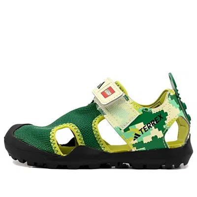 Adidas Originals (gs) Adidas X Lego Terrex Captain Toey 'core Green Glow'