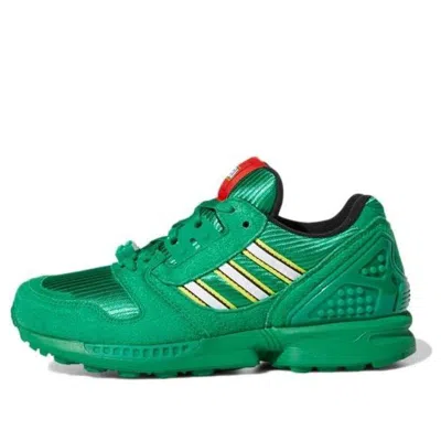 Adidas Originals (gs) Adidas X Lego Zx 8000 J 'green White' In Multi