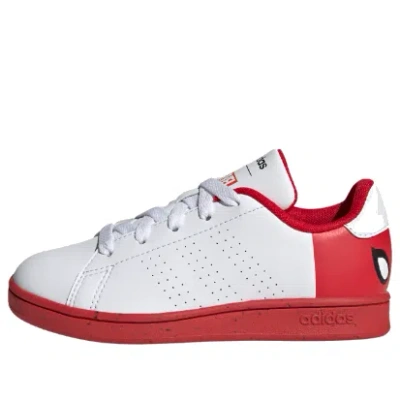 Adidas Originals (gs) Adidas X Marvel Advantage 'spider-man Eyes' In Red