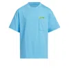 Adidas Originals (gs) Adidas X Pemslou Ap Cotton T-shirt Asia Sizing 'blue Green'