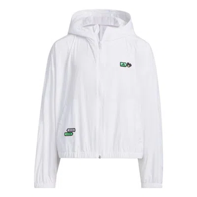 Adidas Originals (gs) Adidas X Seebin Graphic Woven Jacket 'white'