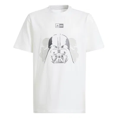 Adidas Originals (gs) Adidas X Star Wars Graphic T-shirt 'white Black'