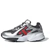Adidas Originals (gs) Adidas Yung-96 Chasm J 'silver Metallic Scarlet' In Gray