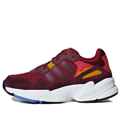Adidas Originals (gs) Adidas Yung-96 J 'collegiate Burgundy' In Brown