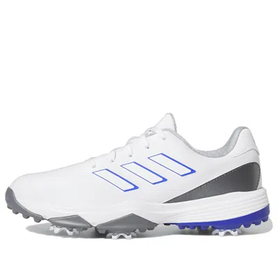 Adidas Originals (gs) Adidas Zg23 Golf Shoes 'white Lucid Blue Grey Two'