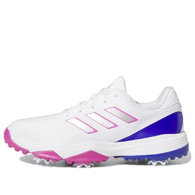 Adidas Originals (gs) Adidas Zg23 Golf Shoes 'white Lucid Fuchsia'