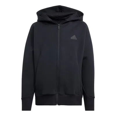 Adidas Originals (gs) Adidas Z.n.e. Full-zip Hoodie 'black'