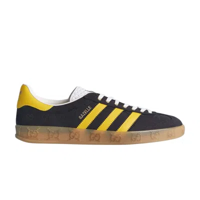 Pre-owned Adidas Originals Gucci X Gazelle 'black Gg Monogram'