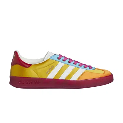 Pre-owned Adidas Originals Gucci X Wmns Gazelle 'yellow White Red'