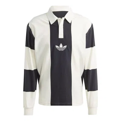 Adidas Originals Hack Rugb Polo T-shirts 'white Black'