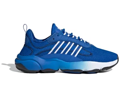 Pre-owned Adidas Originals Haiwee Sneakers In Glory Blue/cloud White/core Black