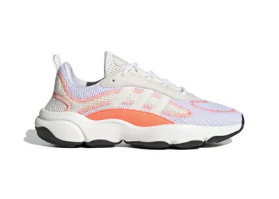 Pre-owned Adidas Originals Haiwee (women's) Sneakers In Cloud White/off White/signal Coral